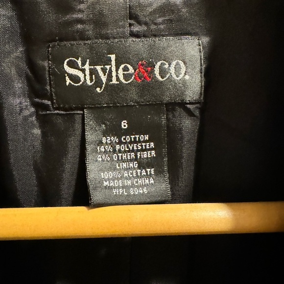 Style & Co black and white blazer - Picture 7 of 7